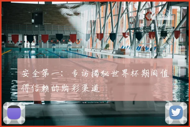 安全第一：专访揭秘世界杯期间值得信赖的购彩渠道